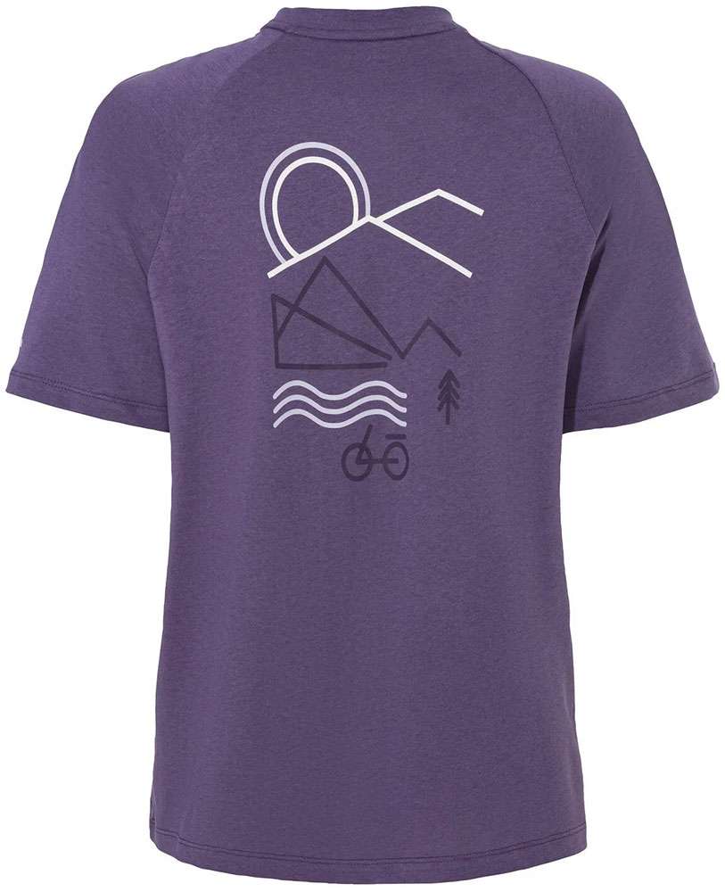 Vaude ciclista casual - camiseta mujer
