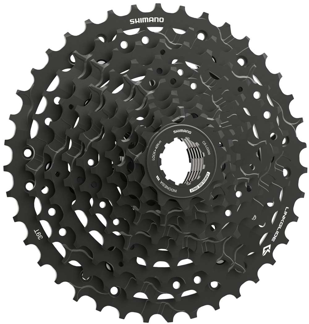 Shimano Cassette Segnali 10V 11-39T CS-LG300 NERO