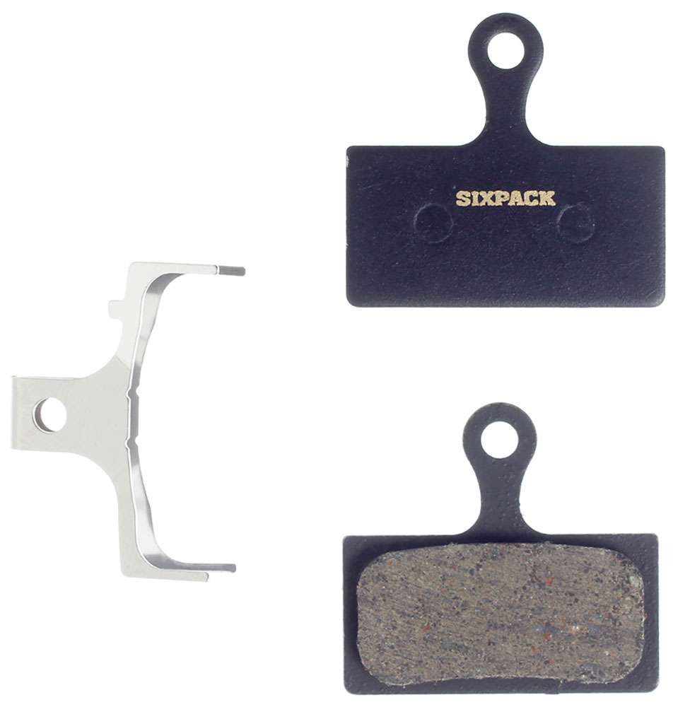 Confezione da sei pastiglie freno a disco Shimano XTR XT SLX Ice-Tech Organic