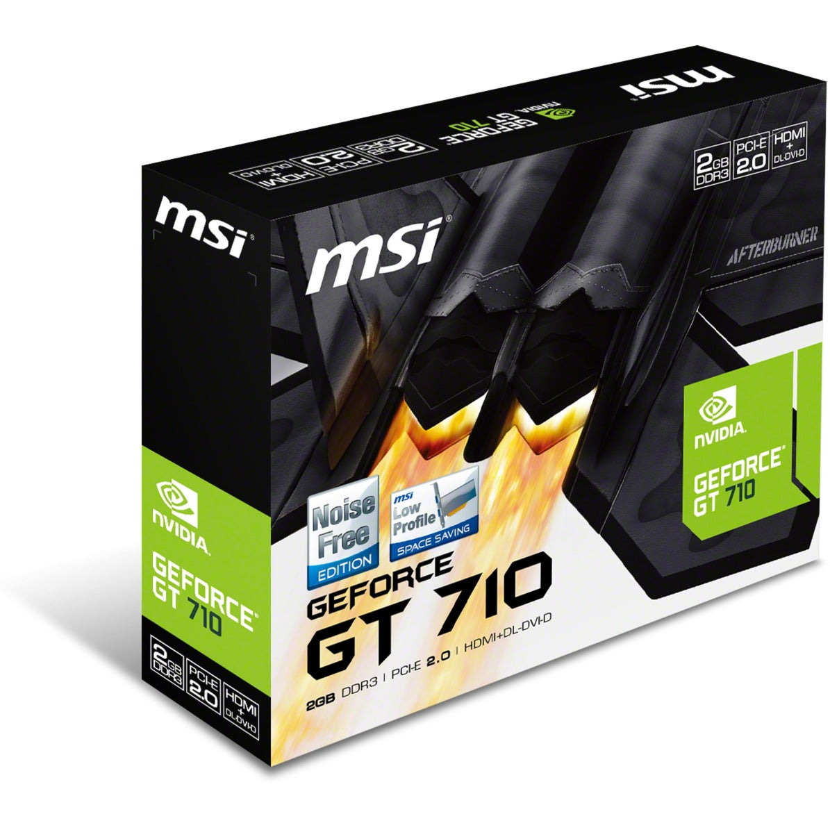 Scheda grafica MSI GT 710 2GD3H LP (VGA, DVI, HDMI, basso profilo)