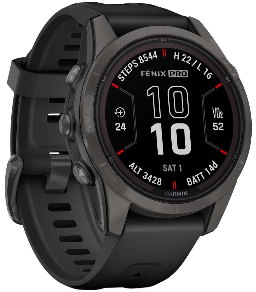 Garmin fenix® 7s pro - edición solar zafiro 42mm - reloj inteligente multideporte GPS
