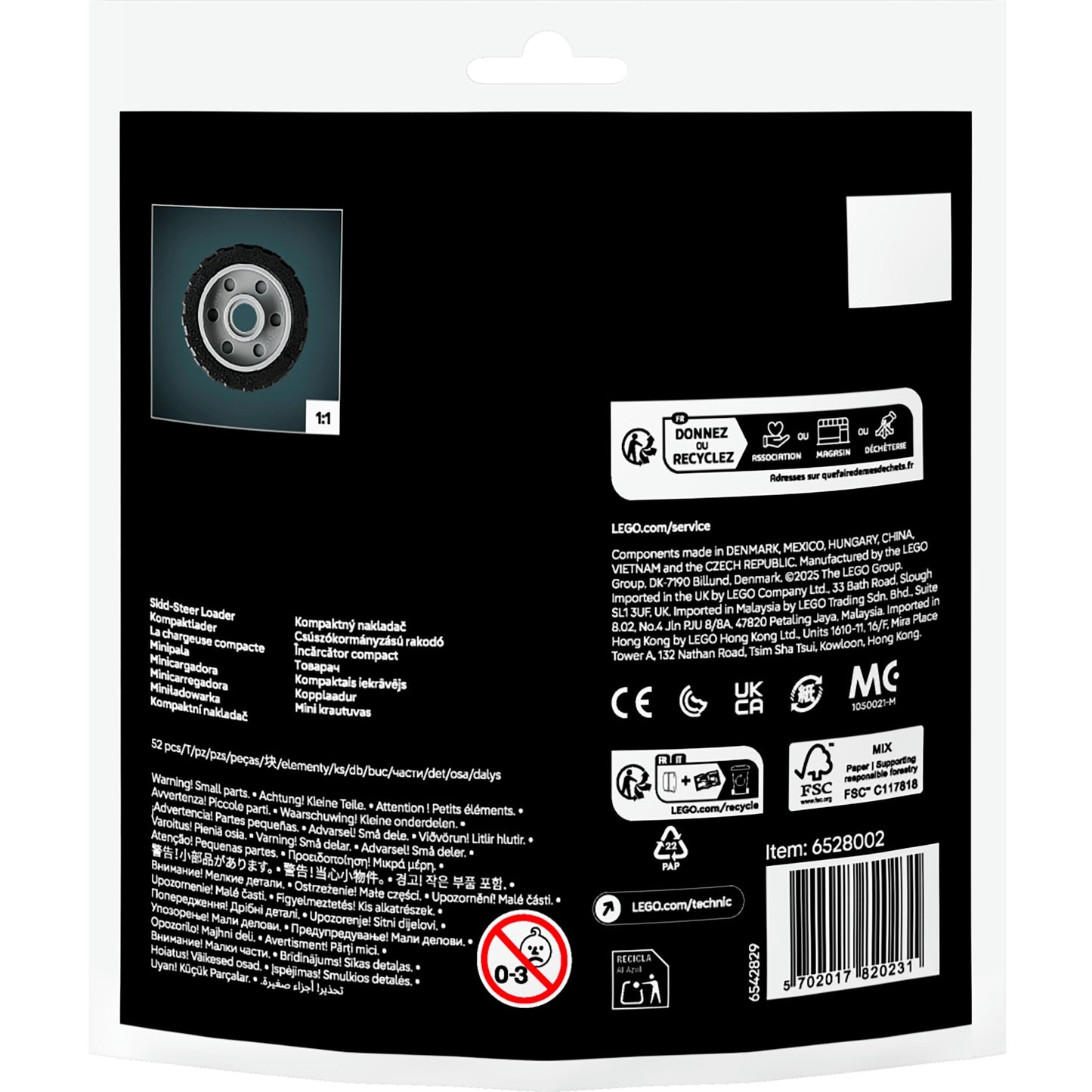 Caricatore compatto della borsa Lego 30710