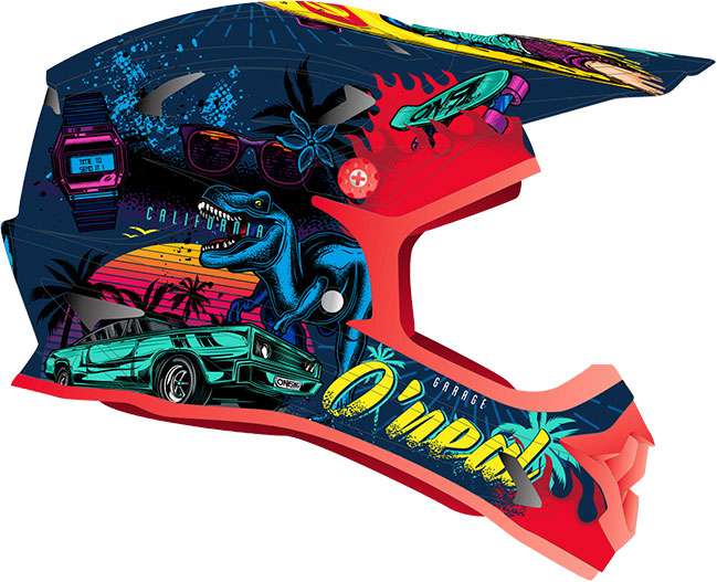 O'neal sonus youth rex - casco integrale per bambini