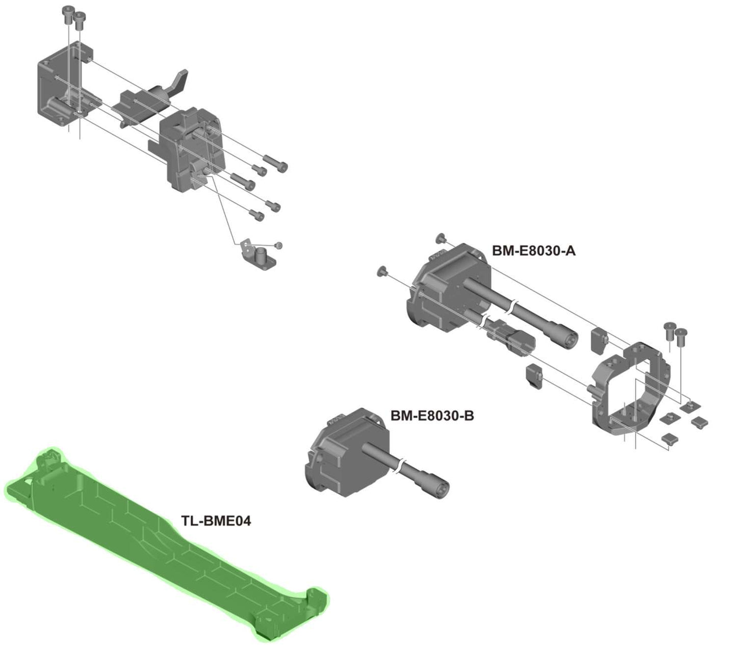 Shimano tl-bme04 plantilla para escalones portapilas bm-e8030 e8031