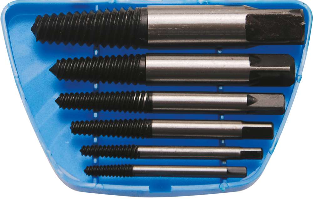 Juego extractor de tornillos bgs technic 6 piezas