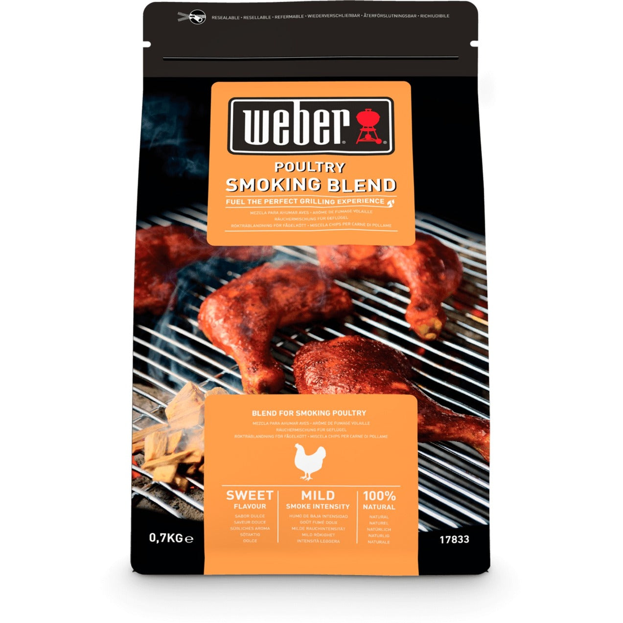 Mezcla de aves de corral de Weber Fumar