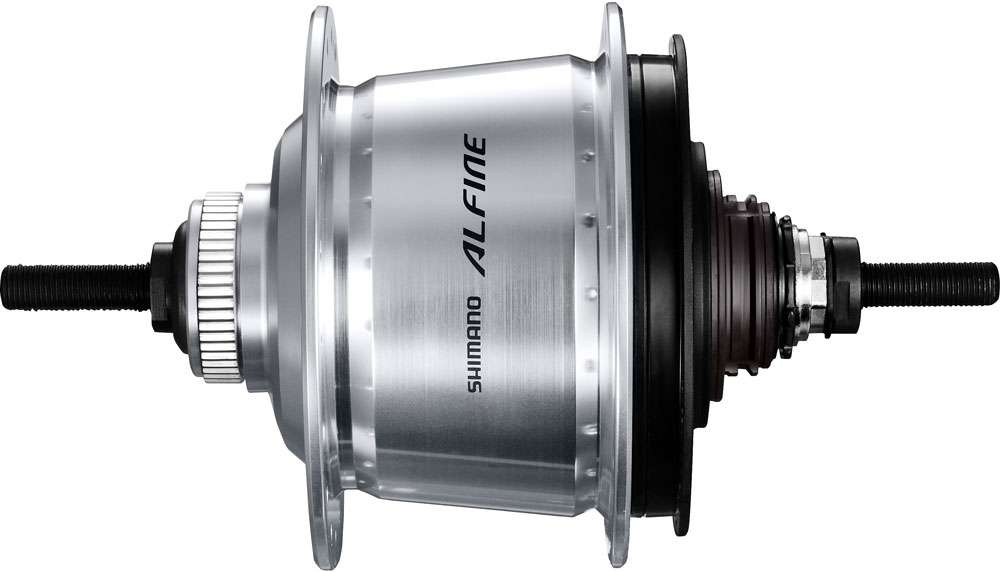 Buje Shimano Alfine SG-S7001 de 8 velocidades con bloqueo central y engranaje interno