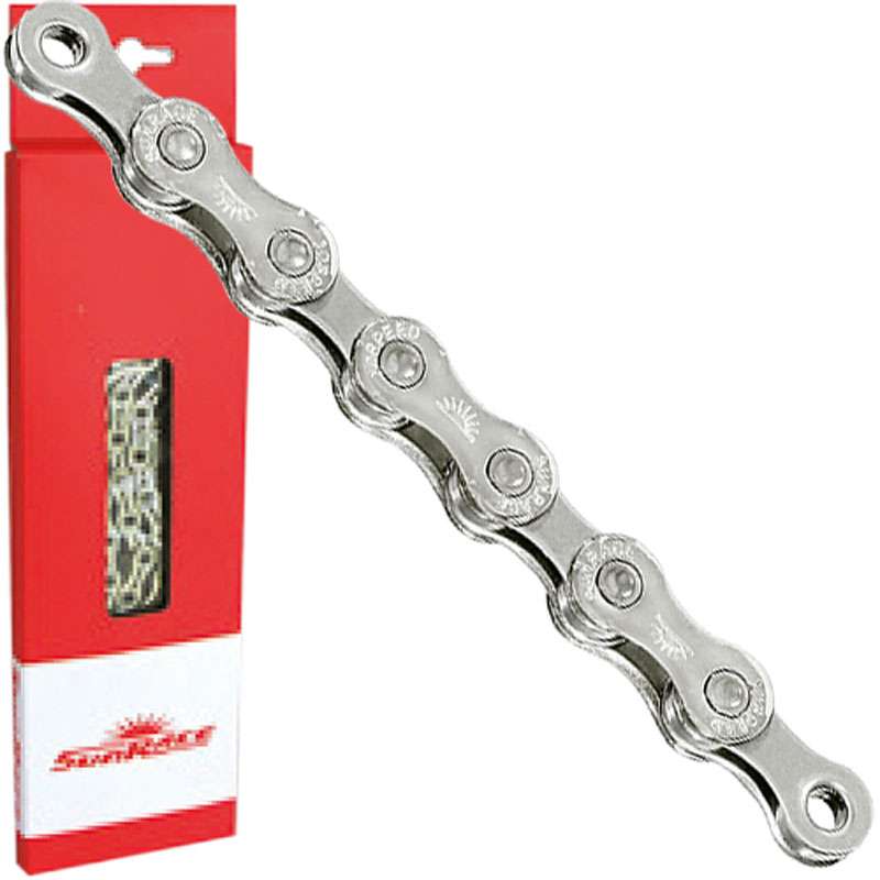 Sunrace Collar de 10 velocidades CN10A Plata 116 Schakels