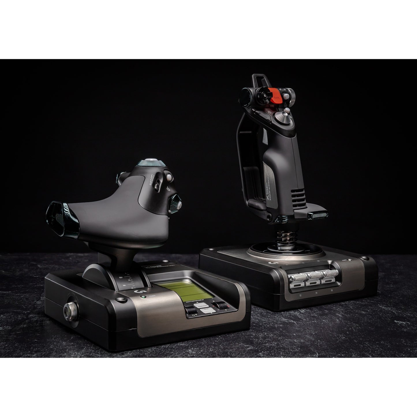 Logitech g saitek x52 pro flight gaming hotas