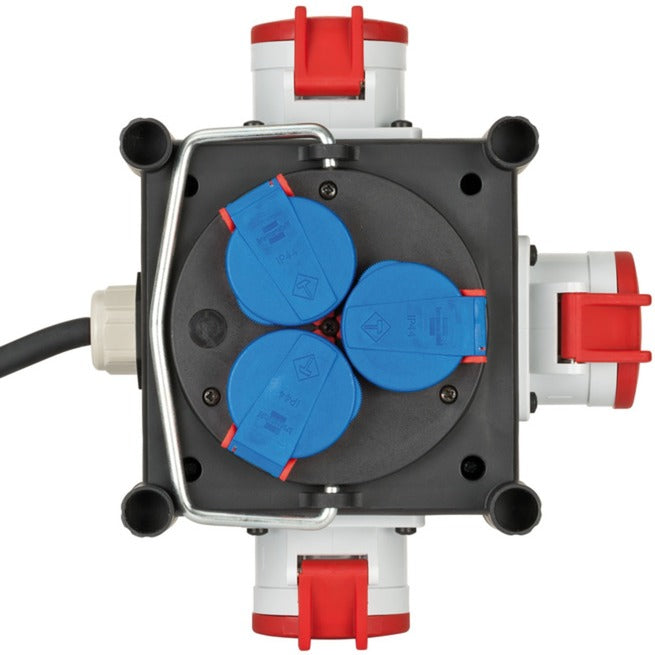 Brennenstuhl Distribuidor de corriente de caucho compacto BSV 3 LS E 16 2 I