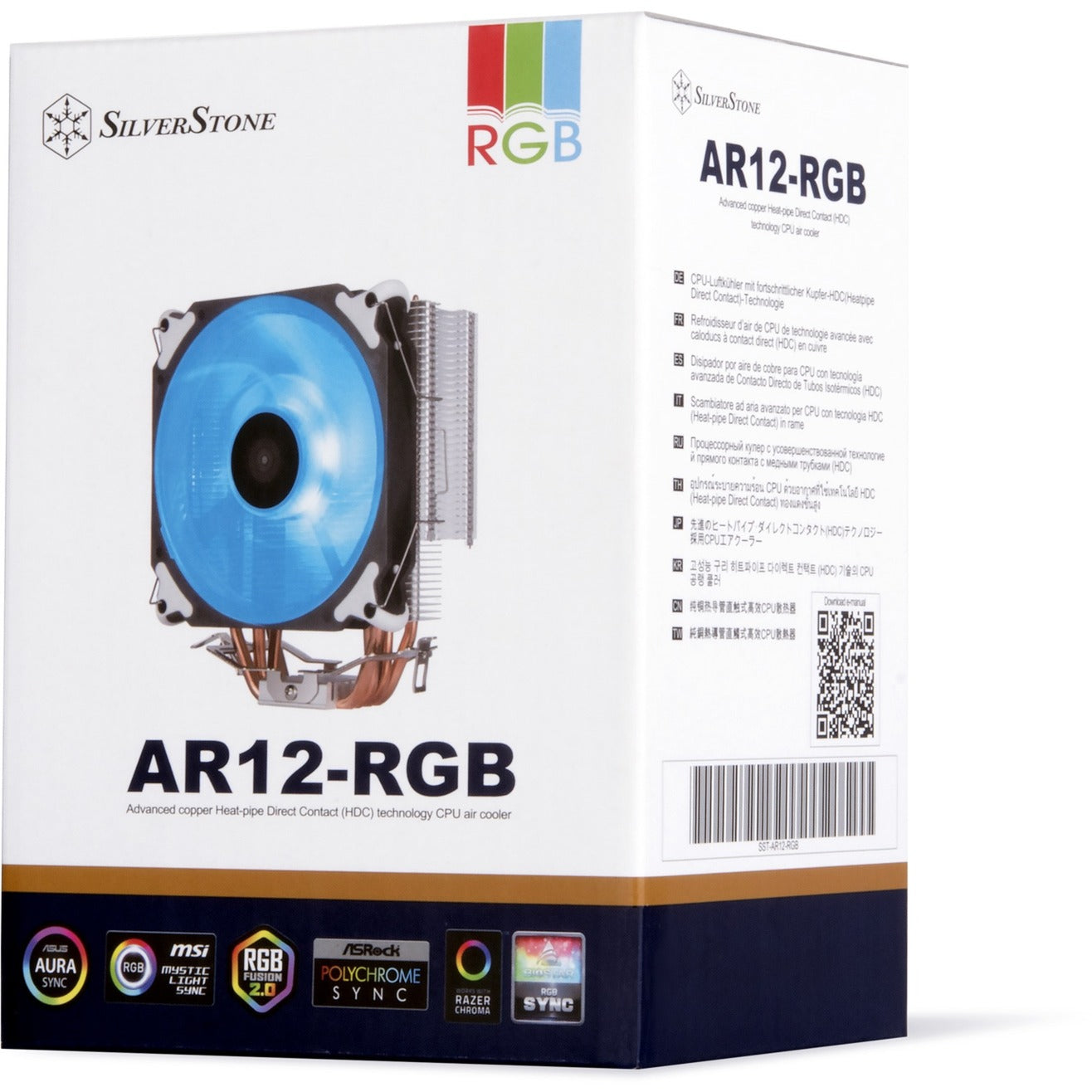 Silverstone sst-ar12-rgb cpu-koeler