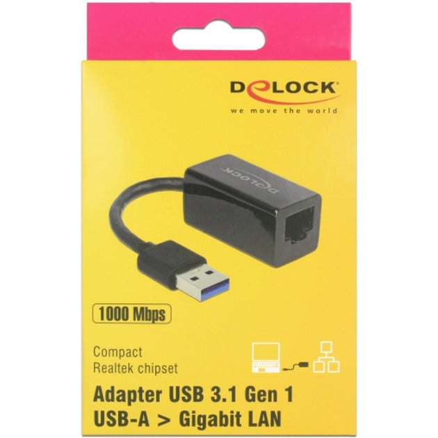 Delock Superspeed USB-A (USB 3.1 Gen 1) Maschio> Gigabit LA