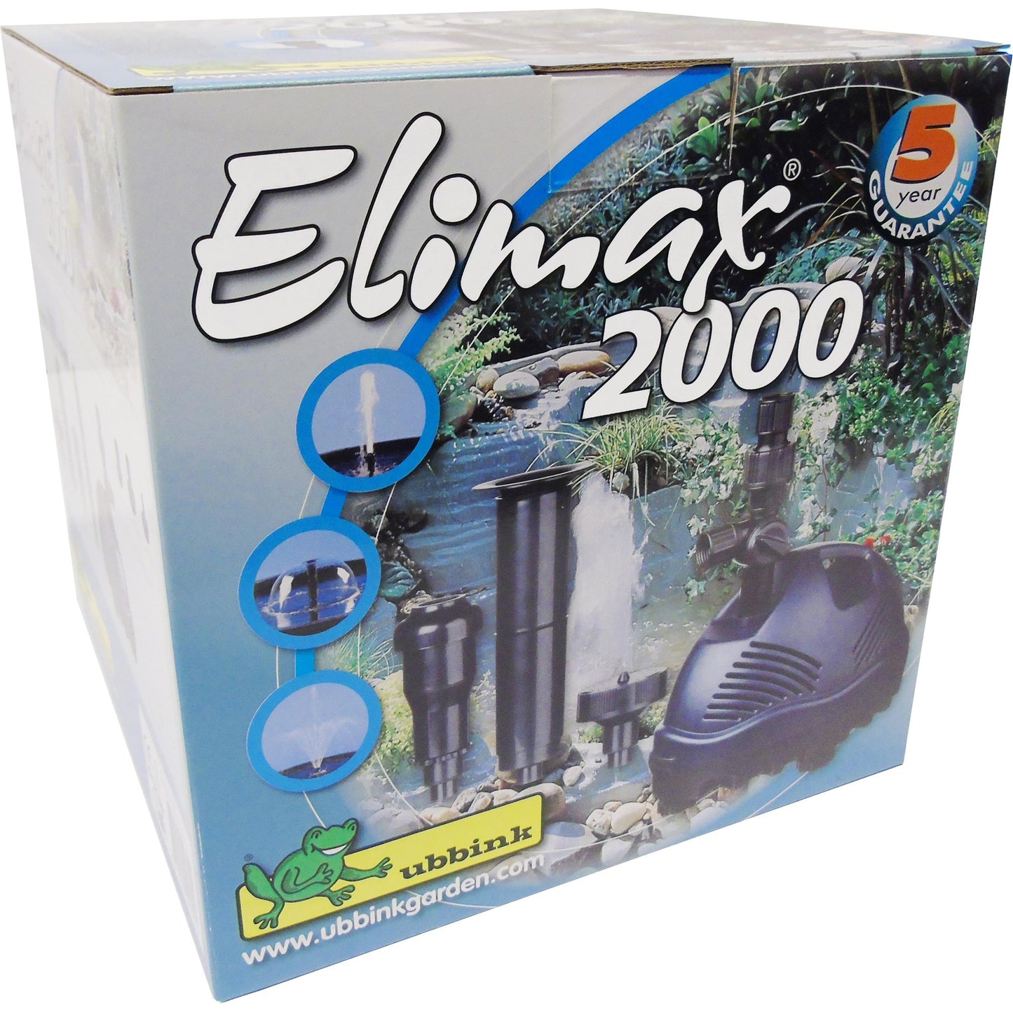 Ubbink elimax 2000 fonteinpomp (zwart)