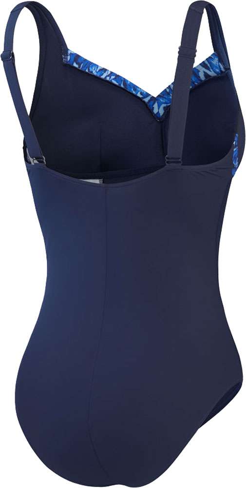 Speedo estampado tira fina ajustable - traje de baño para mujer