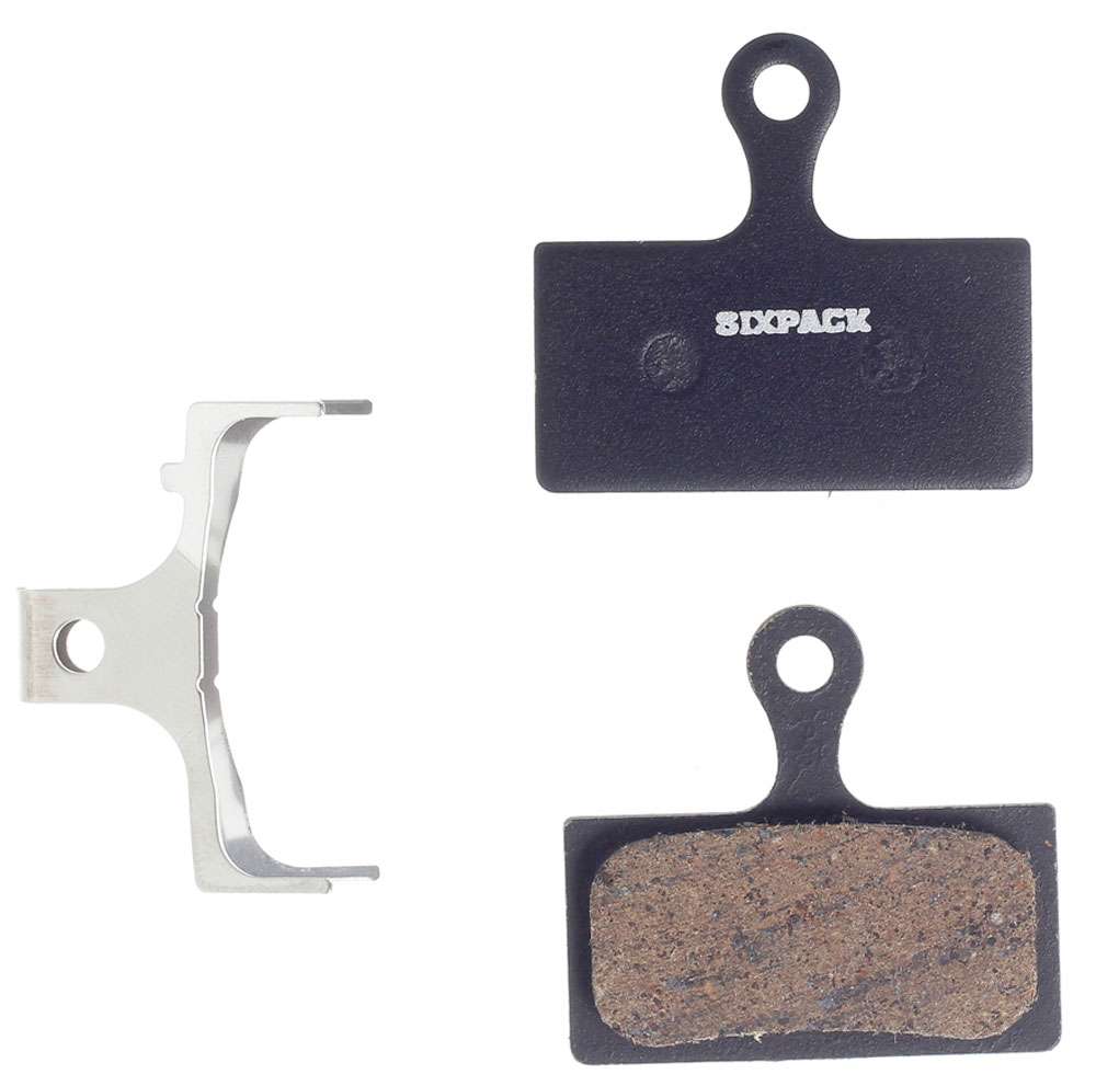 Paquete de seis pastillas de freno de disco semimetálicas Shimano XTR XT SLX Ice-Tech de carreras