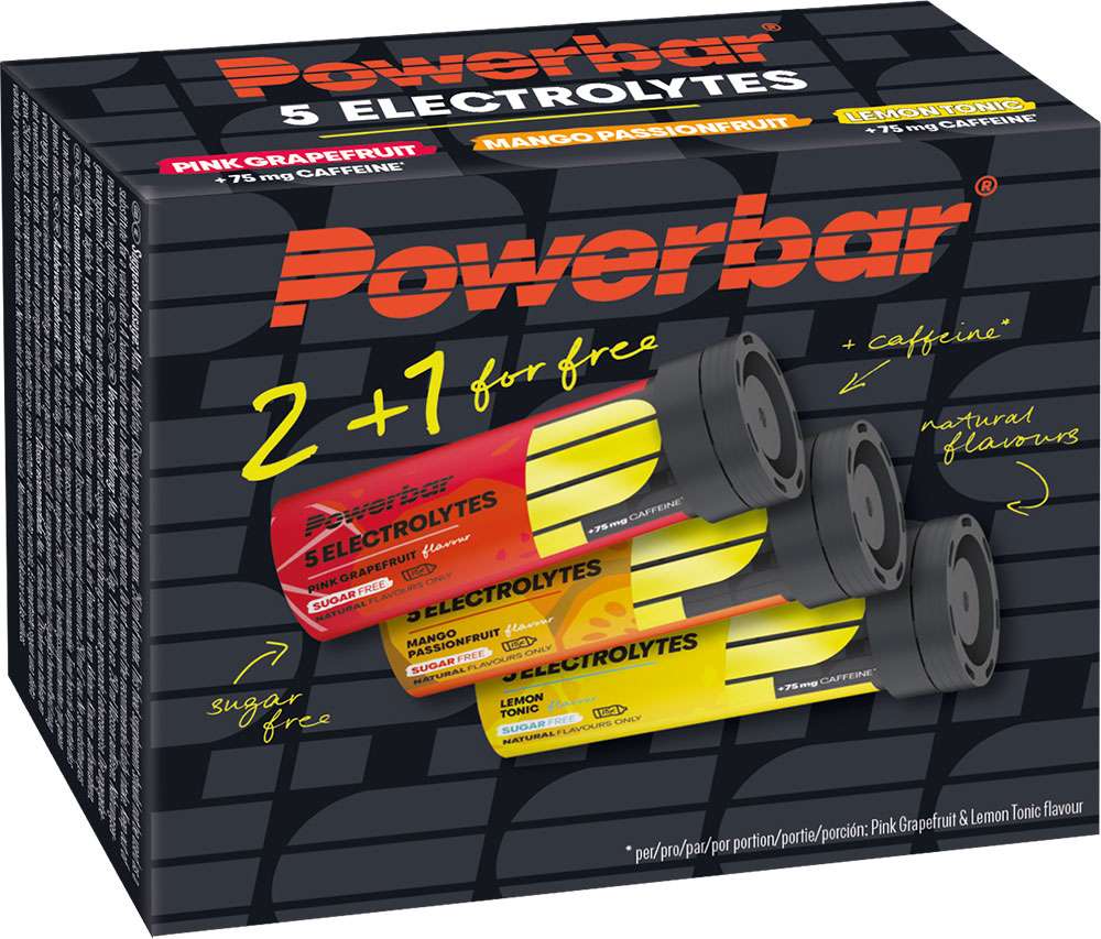 Powerbar 5 electrolitos multisabor 2+1