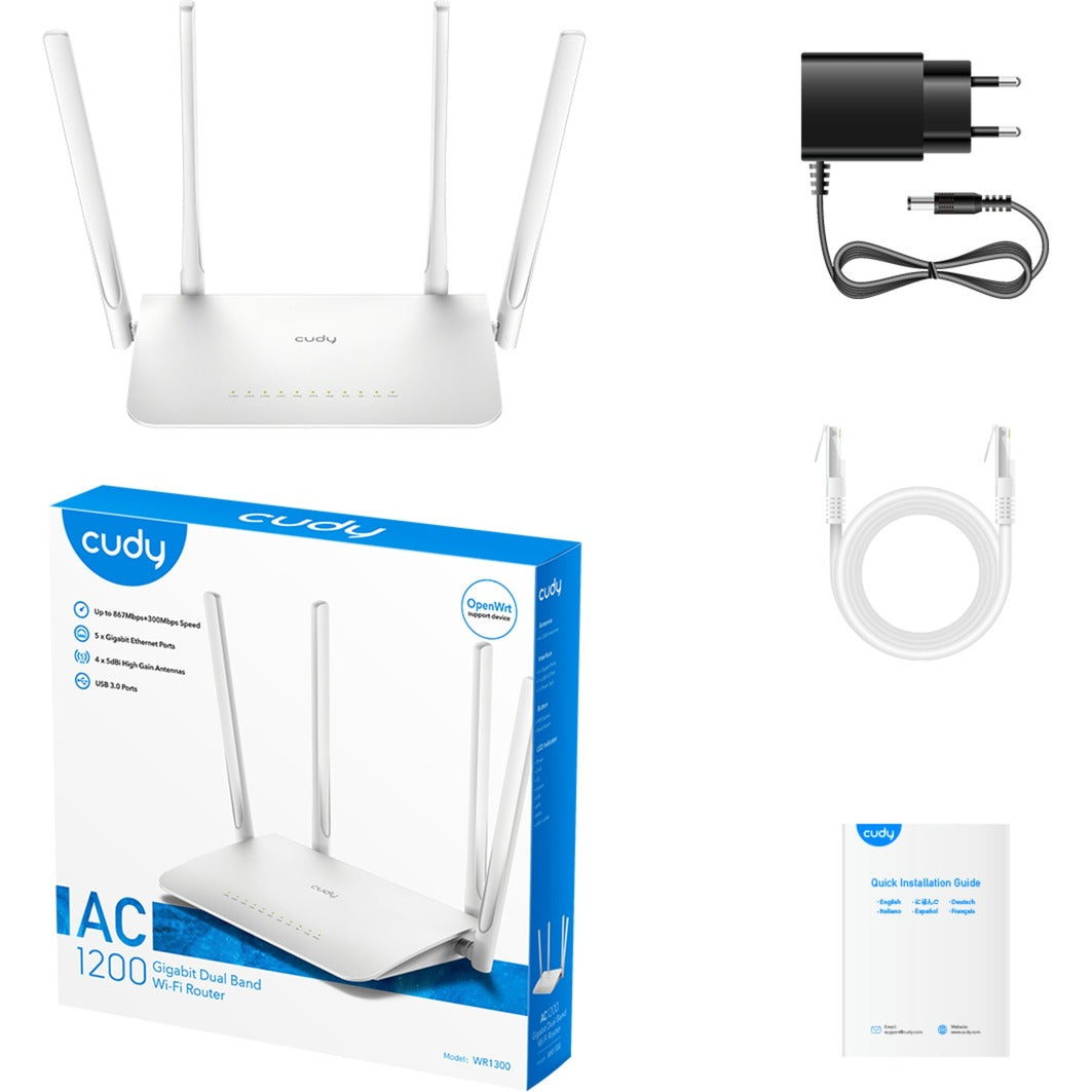 Cudy AC1200 Gigabit Wi-Fi Mesh Router