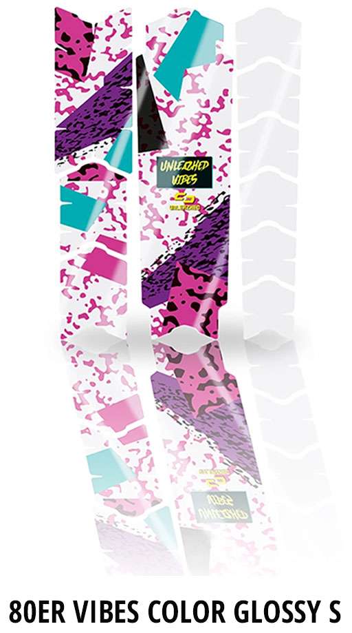 Unleazhed unscratch - película protectora de marco 80s vibes color brillante