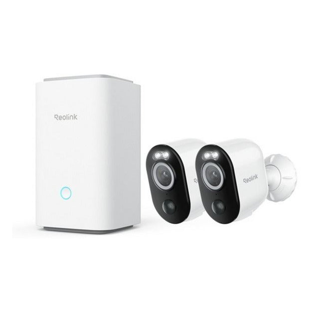 Reolink home hub1 met 2x b350 en 1x solar panel 2 usb-c beveiligingscamera (wit)