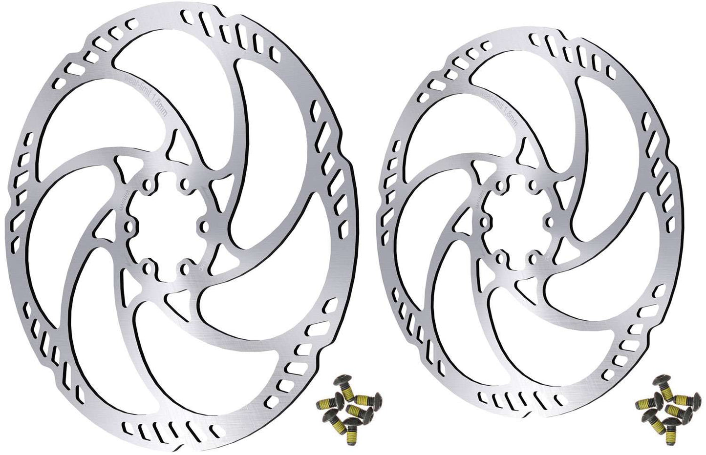 Set rotori a disco Magura Storm hc a 6 bulloni 180 160mm