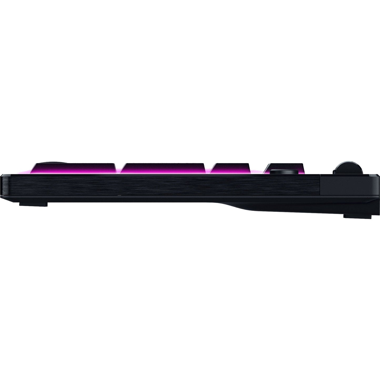 Tastiera da gioco meccanica Razer Blackwidow v4 Hyperspeed RGB a basso profilo (nera, layout USA (qwerty), gialla a basso profilo, 100%)