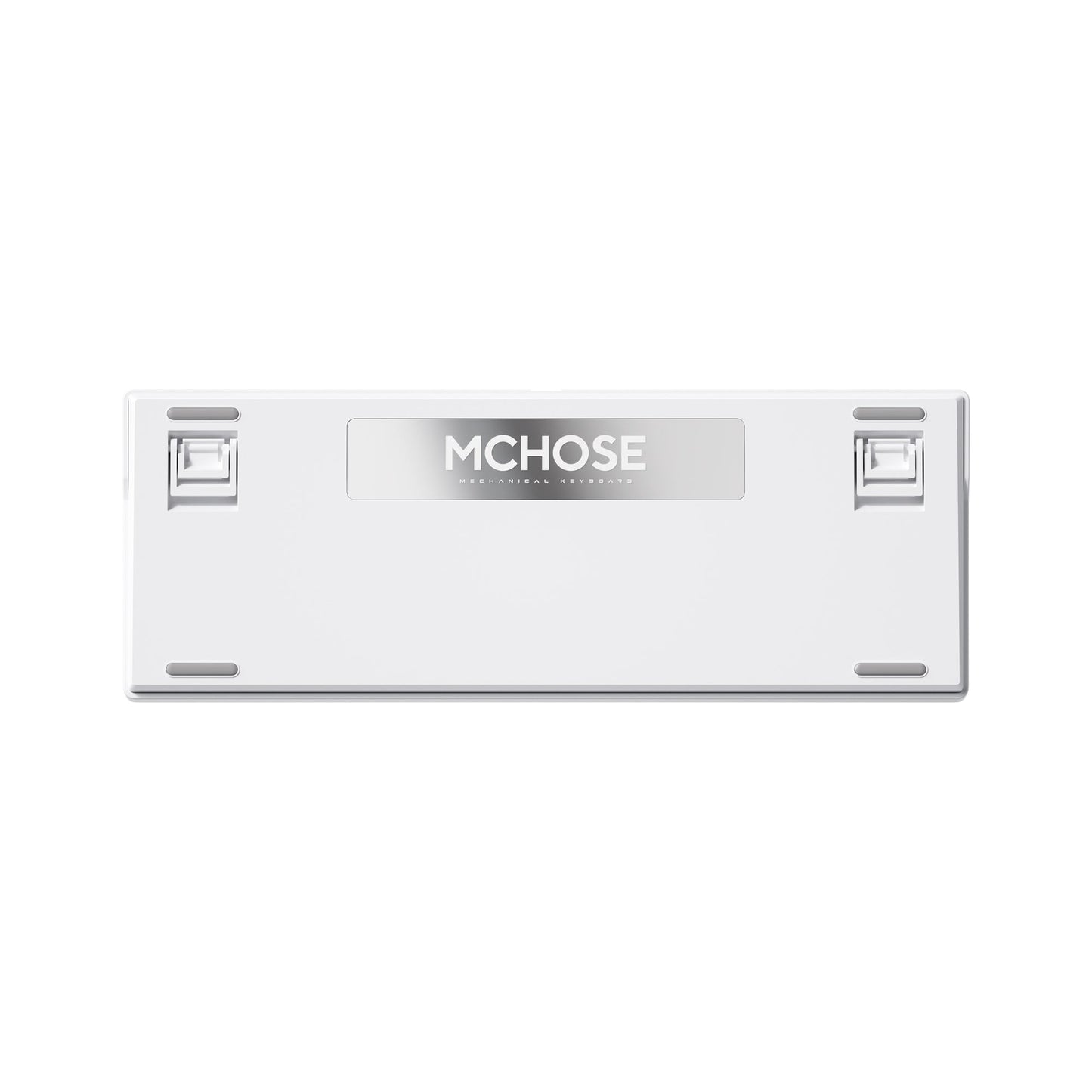 Mchose G98 Pro Blue Flame Orange Inalámbrico Tri-Modo Mecánico personalizado, Teclado para juegos (Blanco Azul, Diseño de EE. UU., TTC Flame Orange, 98%, RGB, Hot Swap, PBT de doble disparo, Bluetooth inalámbrico USB-C)