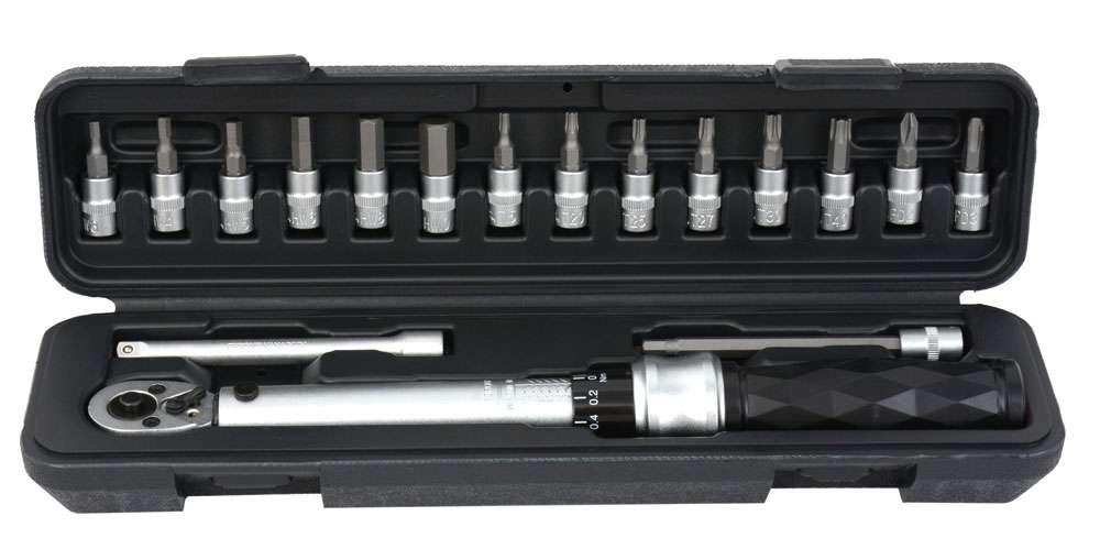 Llave dinamométrica Radon pro 1 4 5-25 nm fijable incl. bits