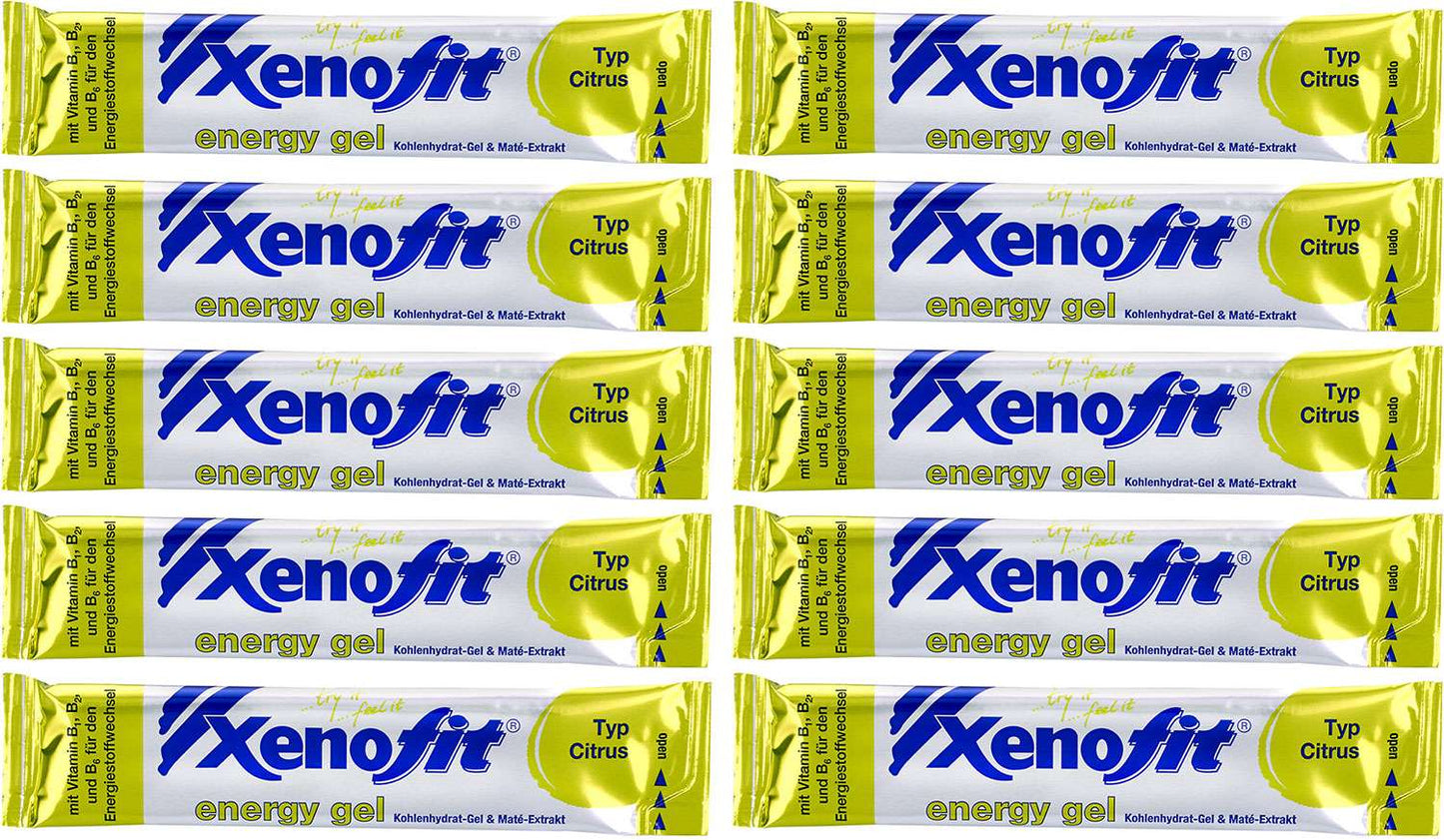 Xenofit gel energético cítricos 10x25g