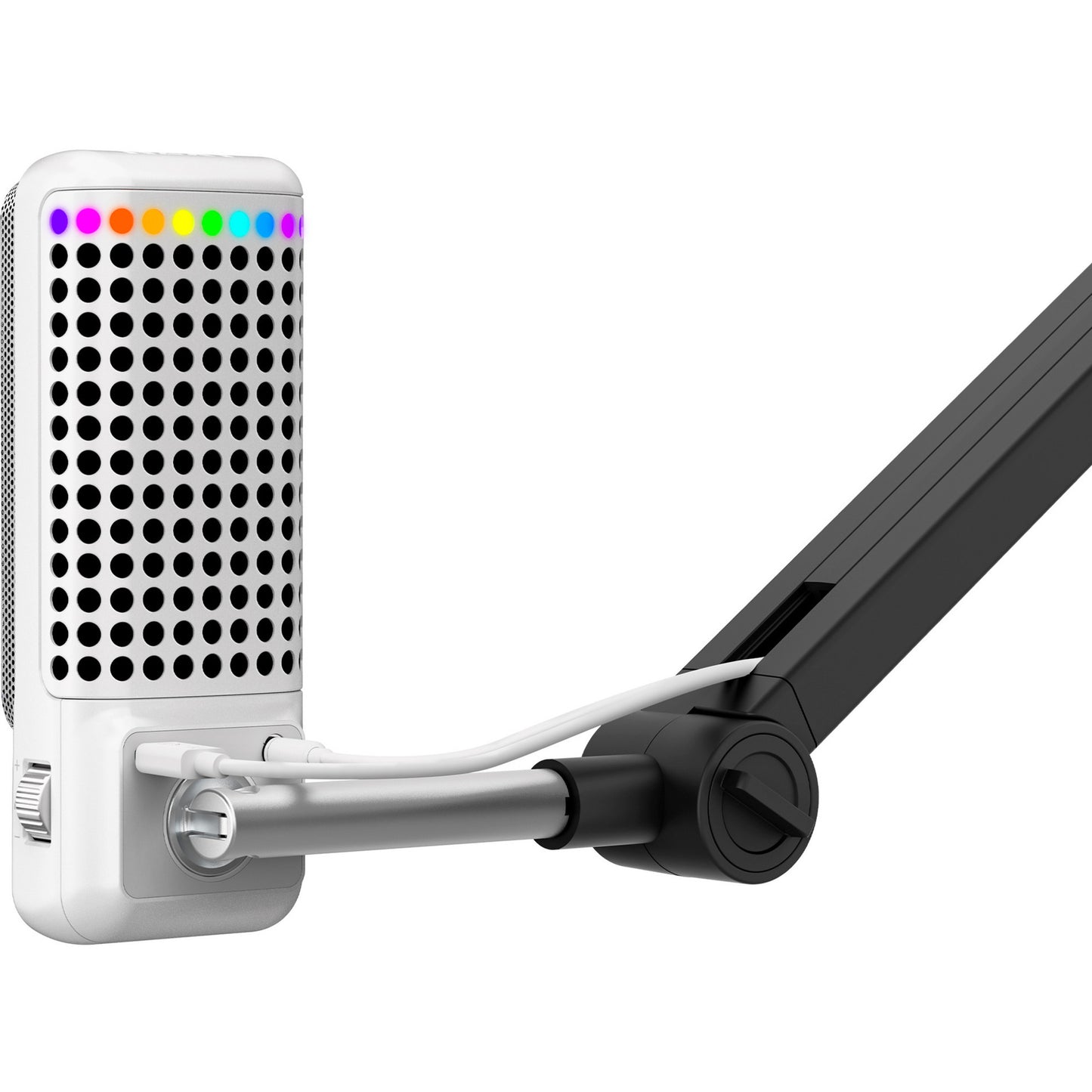 Micrófono elite cápsula nzxt (blanco, rgb, usb-c)