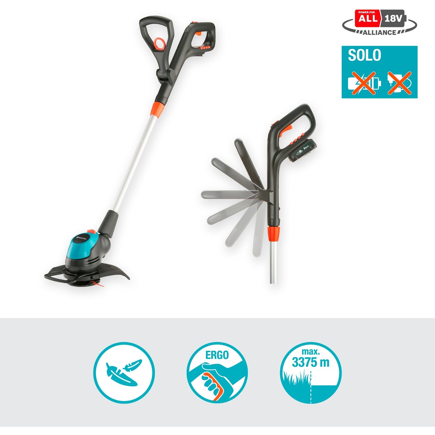 Gardena easycut 23 18V P4A Solo