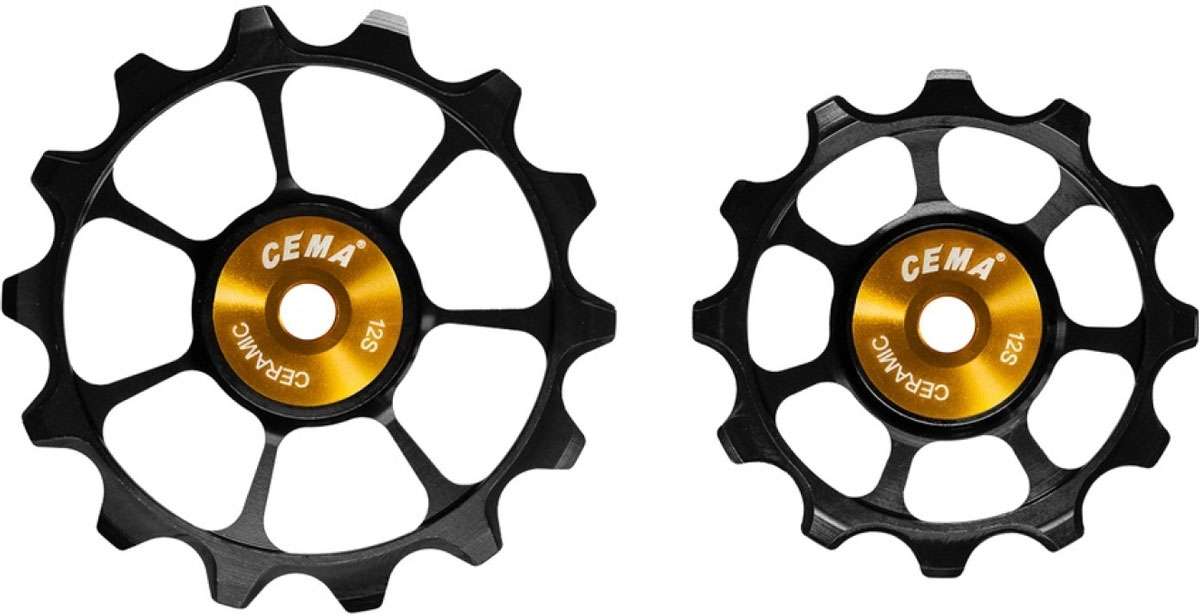 CEMA DERAALEUR SWIES ALU SRAM EAGLE 12V-RVS-ZWART