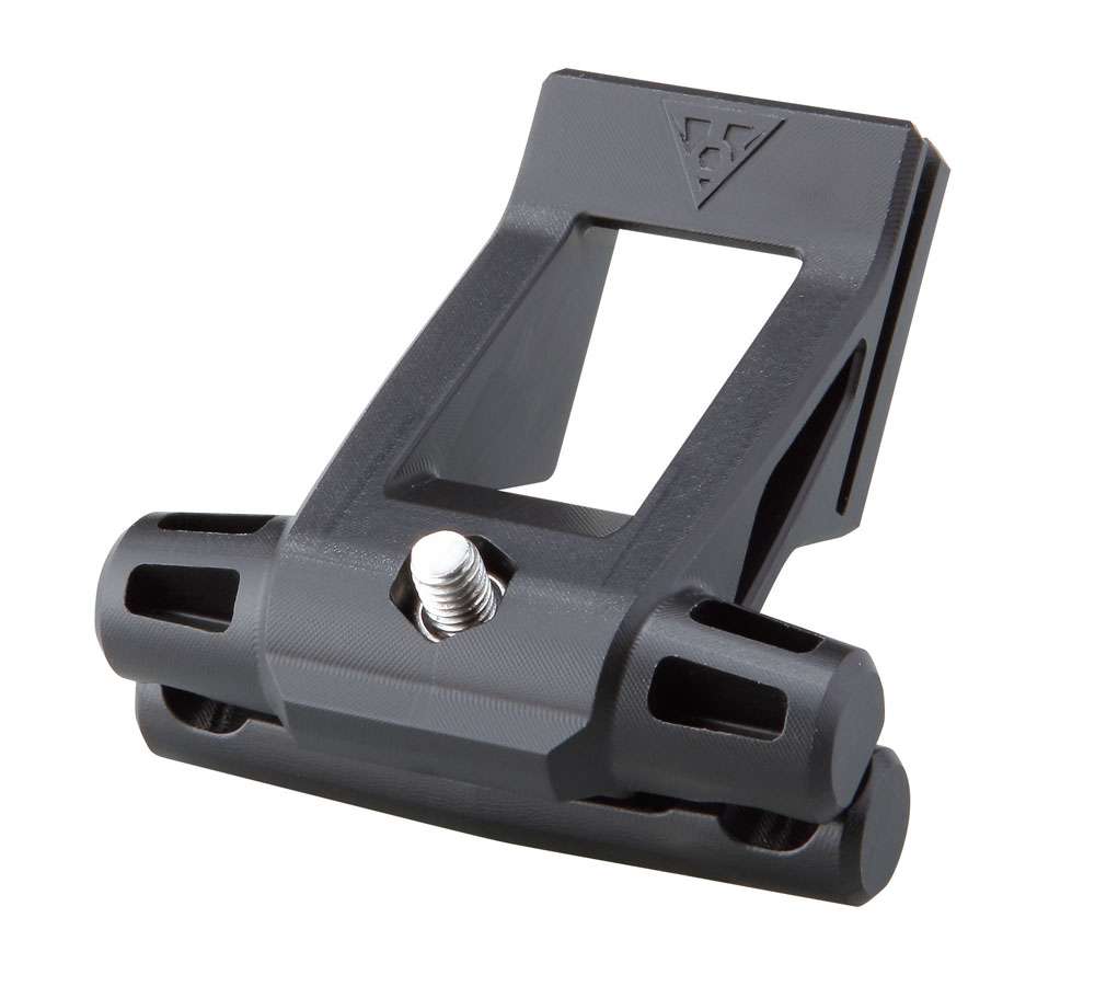 Topteak Seldle Borse Fixer F25 - Black, Plastic, QuickClick F25 - Porta della sella in bicicletta