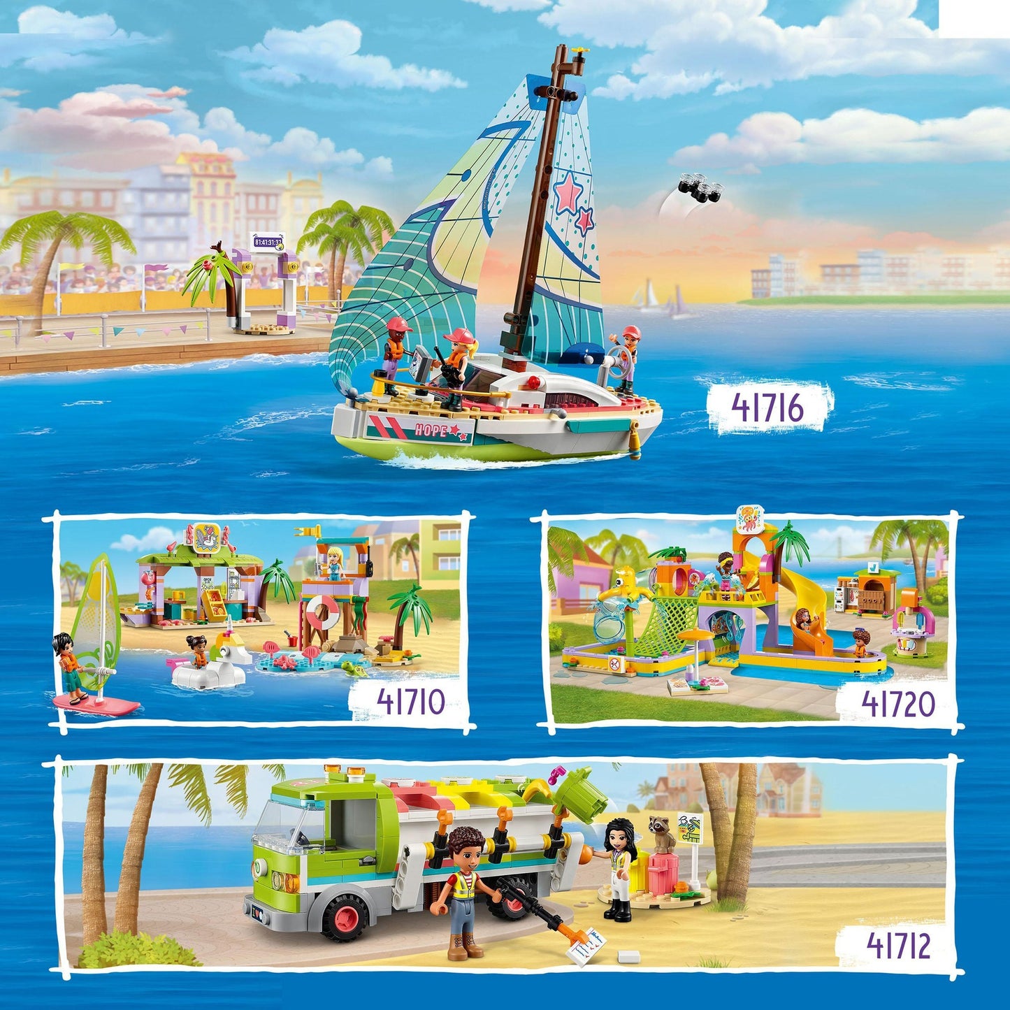 Lego Friends - Giocattolo costruibile di Stephanie Avventura in barca a vela (41716)