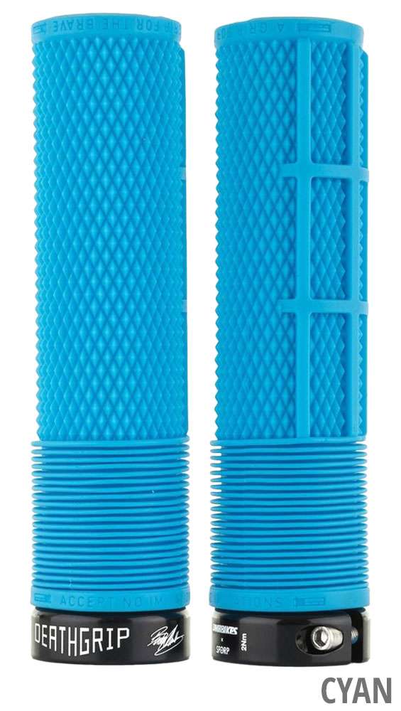 Puños con bloqueo DMR Brendog FL Death Grip - finos 133 x 29,8 mm