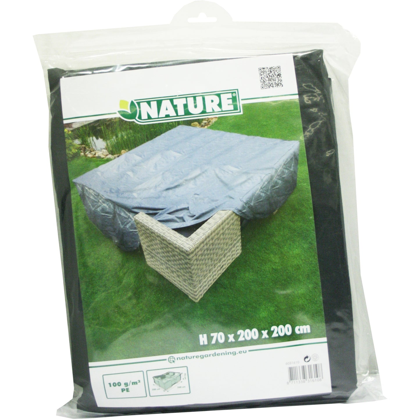 Copertura per mobili da giardino naturale per set da salone