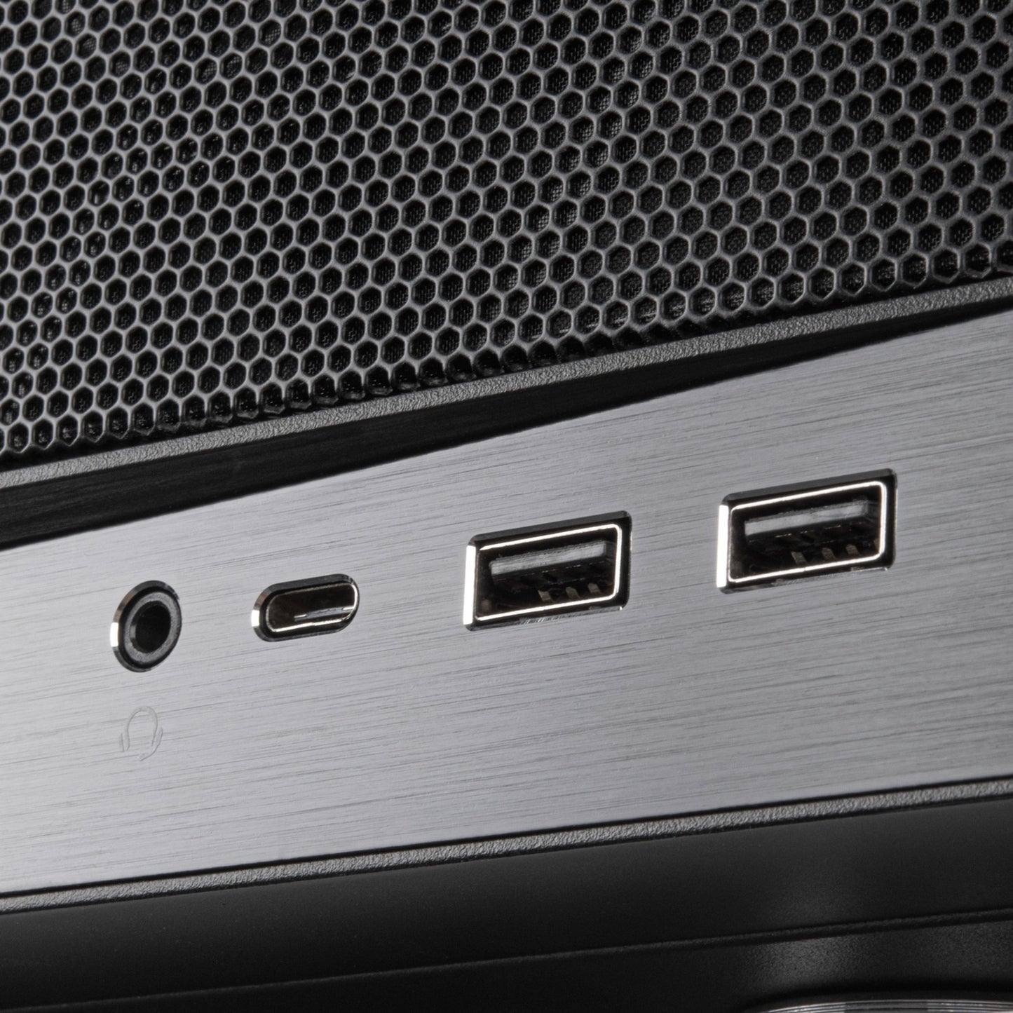 Silverstone sst-gd11b htpc behuizing (zwart | 2x usb-a | 1x usb-c)
