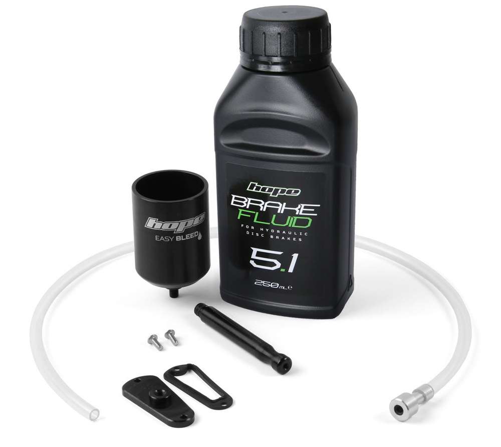 Kit de purga de frenos Hope easy para tech 3 con líquido de frenos