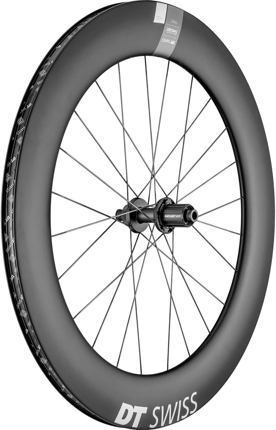Rueda trasera DT Swiss Arc 1400 Dicut® 80 28 Disc CL Shimano HG Carbono