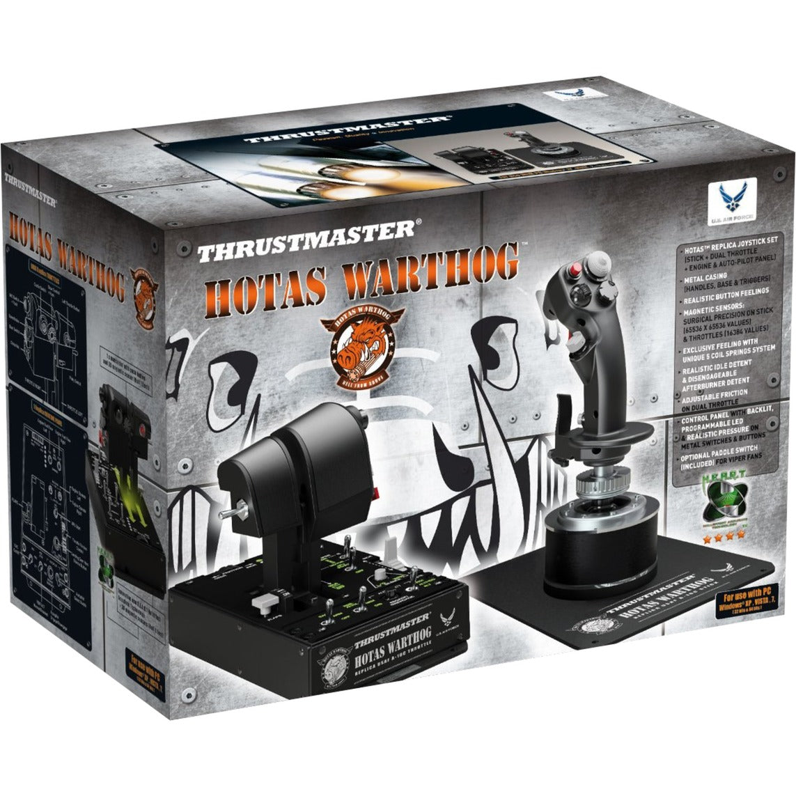 Gioioso e farfalla di Thrustmaster Hotas Warthog