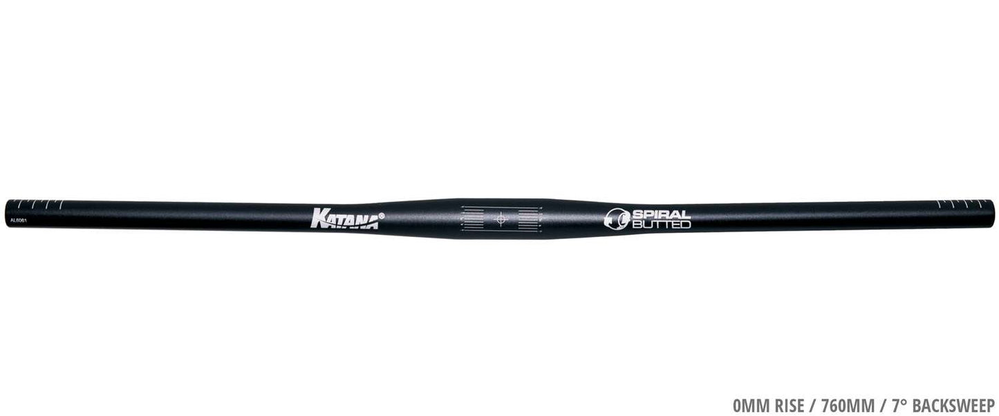 Manubrio rialzato Katana da 31,8 mm con spessore a spirale