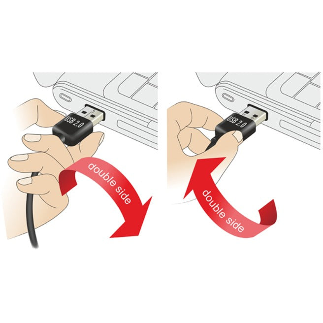Delock Easy-USB-A 2.0 Maschio> Easy-USB Micro-USB-B 2.0 MAL