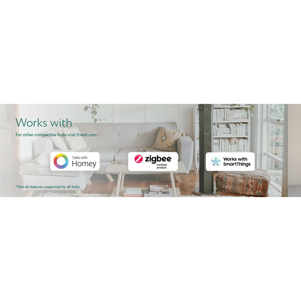 Frient smart din relay relais (lichtgrijs, zigbee)