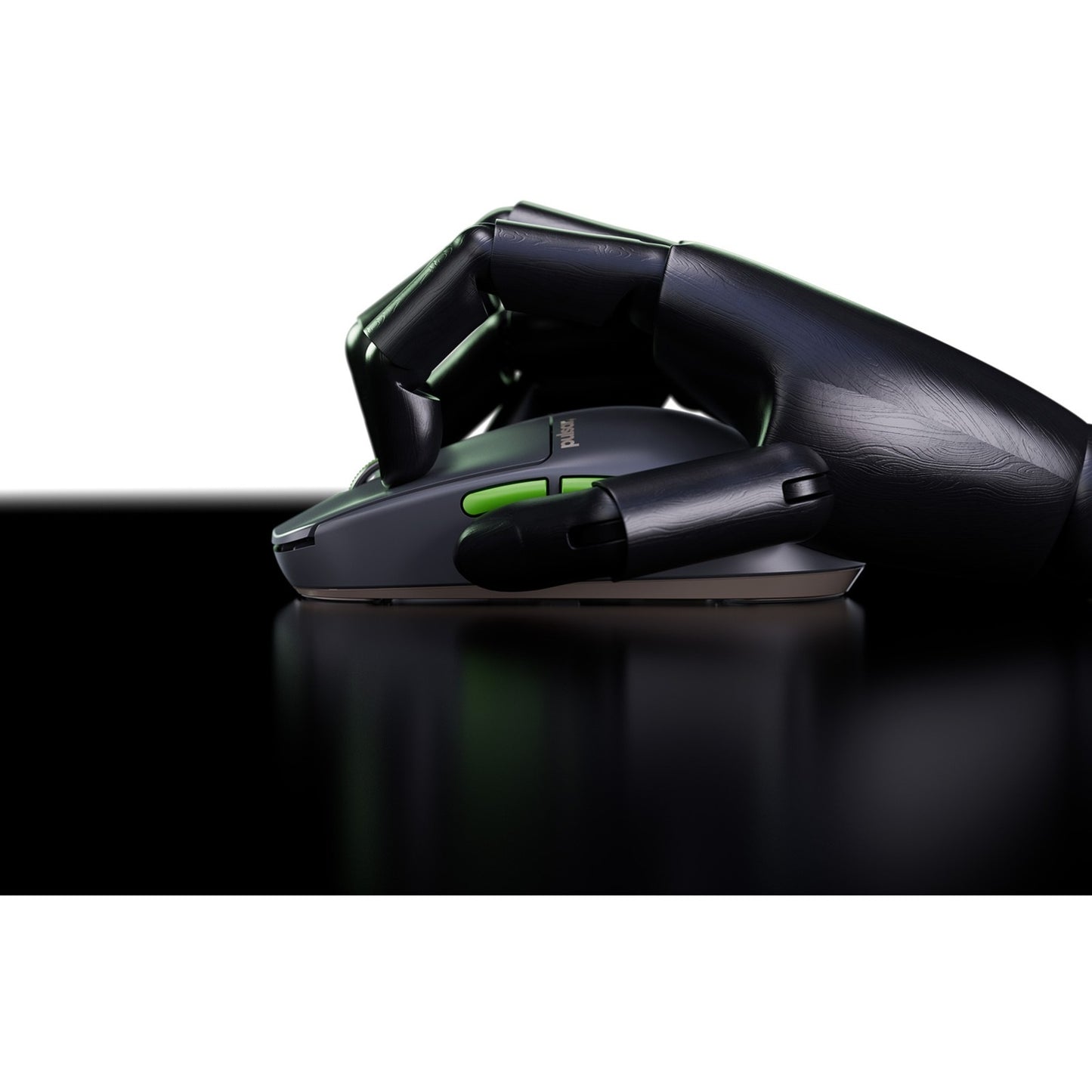 Mouse da gioco Pulsar x2 Crazylight - Volt Shadow (grigio verde, 32.000 dpi, 8000 Hz)