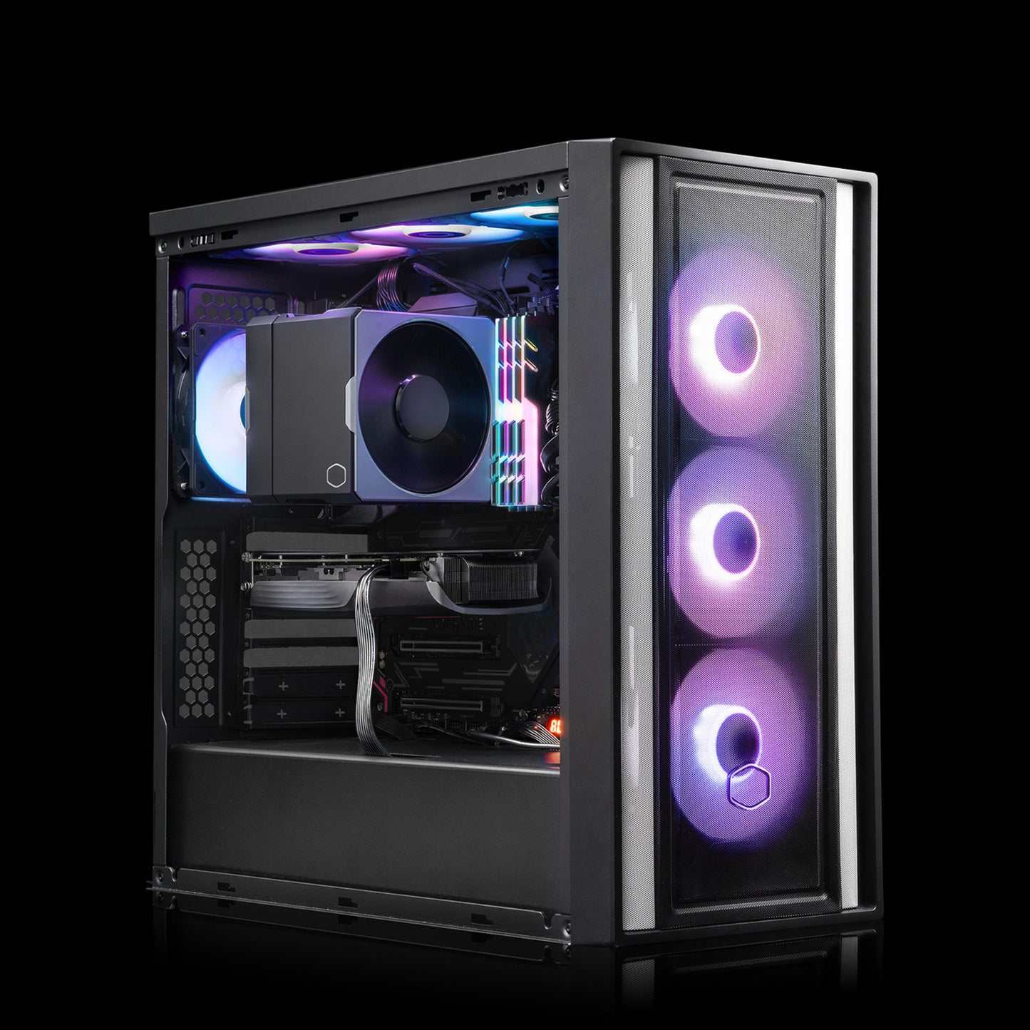 Cooler Master Map-T6PN-22PK-R1 Hyper 612 Apex, Intel AMD, 2x 120mm, 0-2400 giri / min, nero, non LED