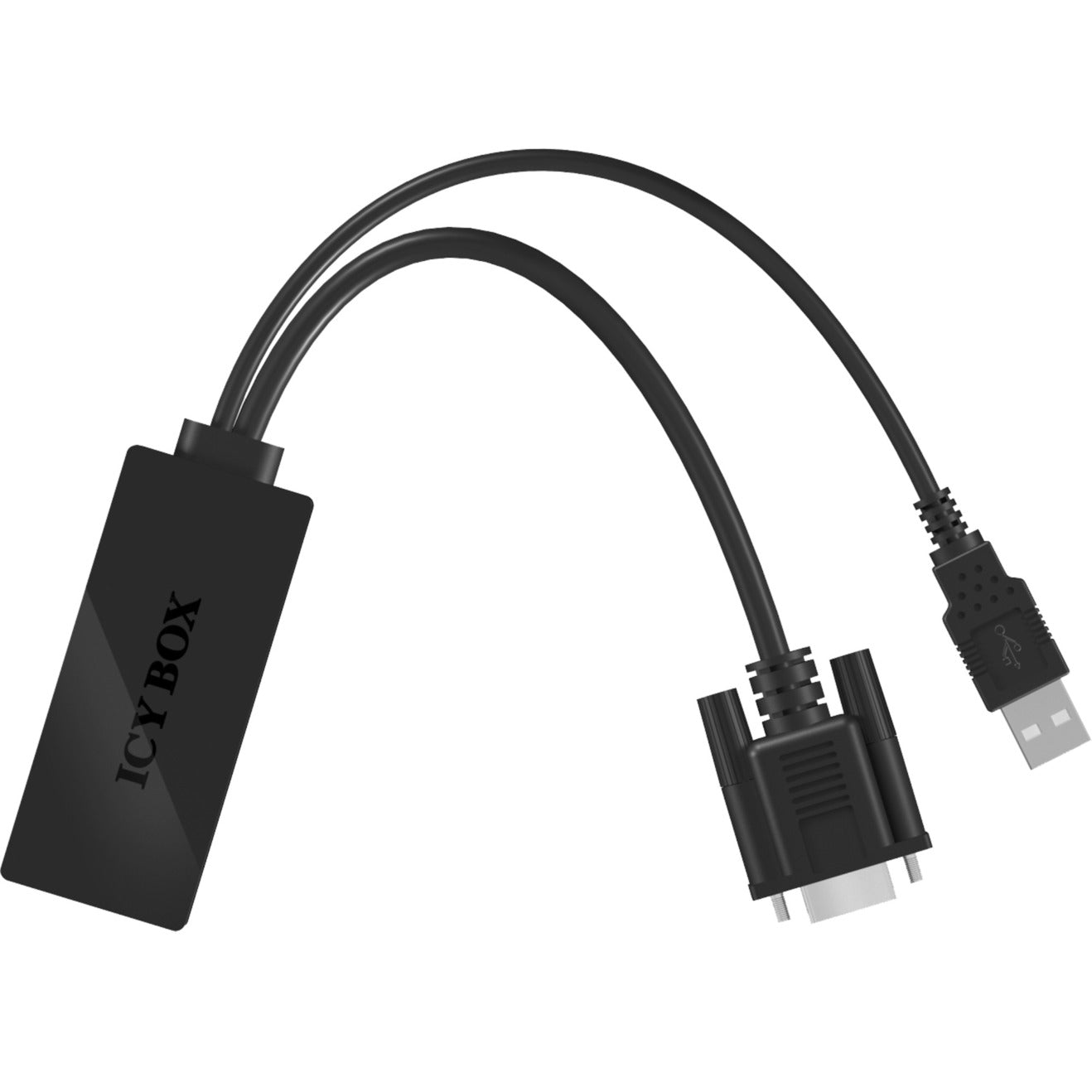 Caja helada IB-AC512 VGA + Audio HDMI Adaptador