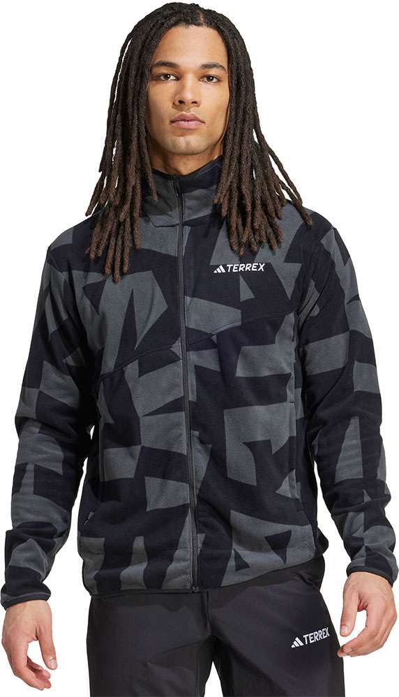 Adidas terrex multi printed full zip - fleece jacket