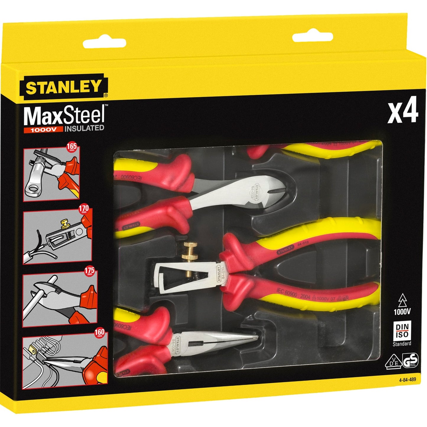 Stanley VDE Tangenet 4 pezzi