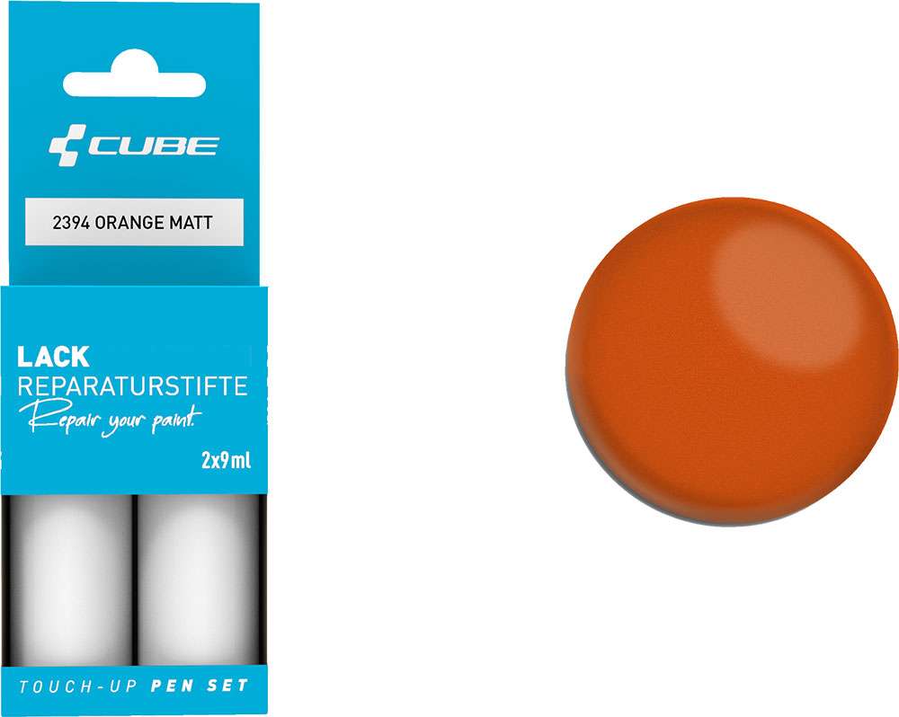 Set di penne per ritocchi Cube arancione opaco