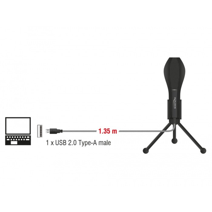 Delock USB considera il microfono