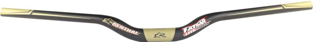 Manubrio Renthal v2 fatbar lite riser in carbonio da 760 mm